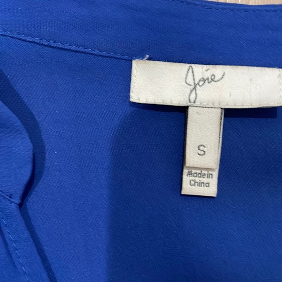 Joie blue silk tie top 💙 accepting offers :) - Picture 2 of 5